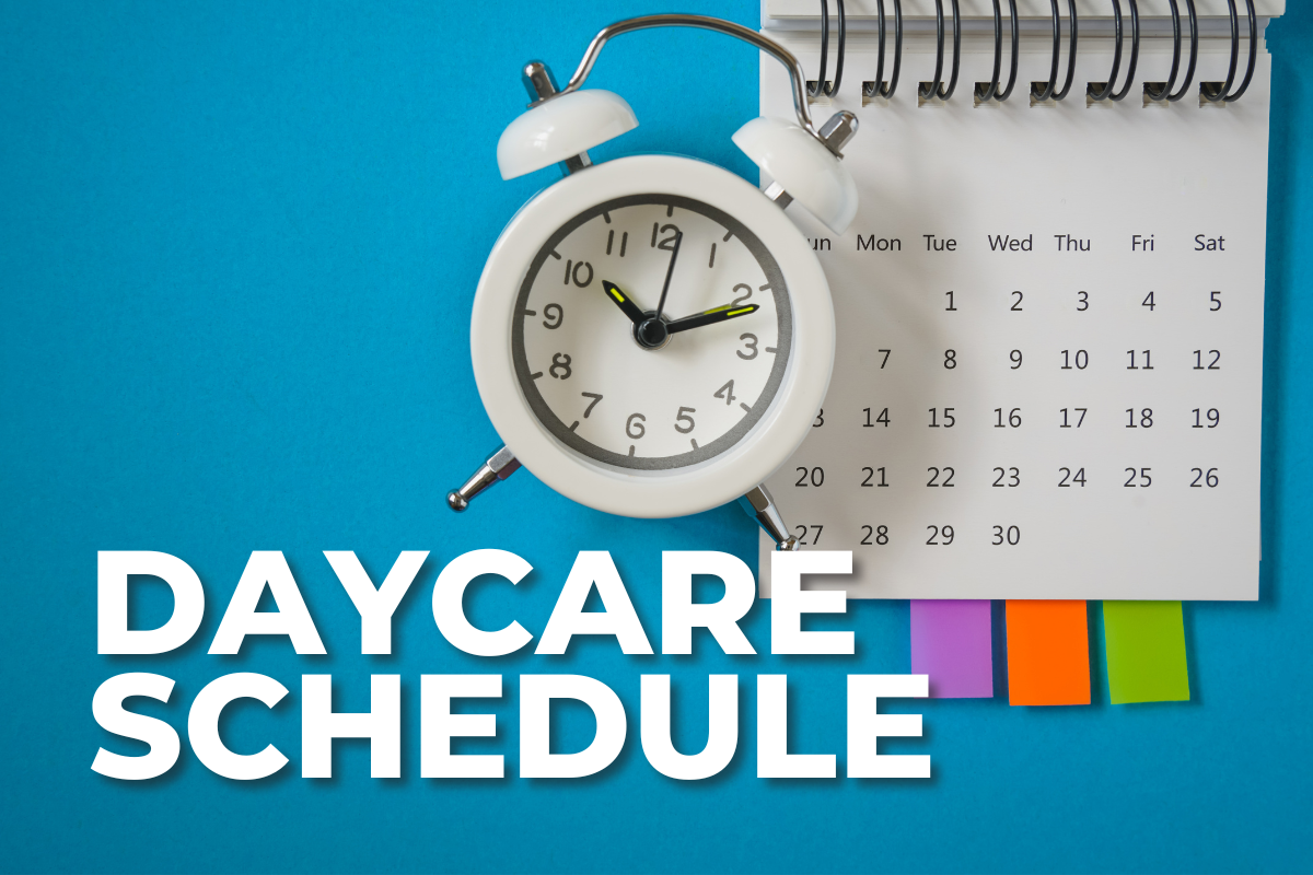 daycare schedule