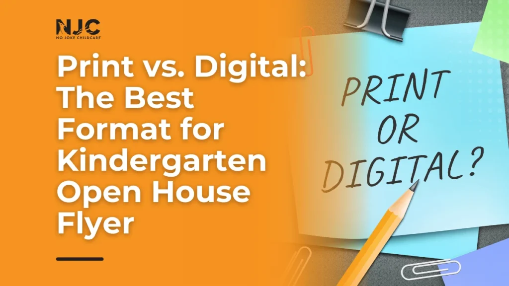 Kindergarten Open House Flyer