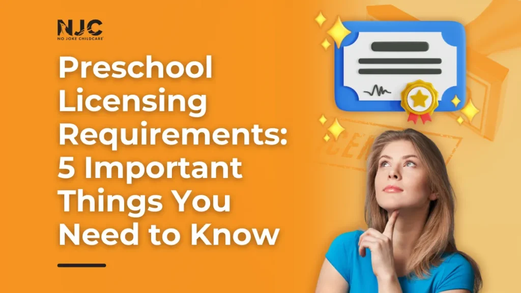 preschool licensing requirements
